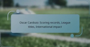 Oscar Cardozo: Scoring records, League titles, International impact