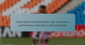 Roque Santa Cruz: National team caps, Tournament performances, Leadership in international play